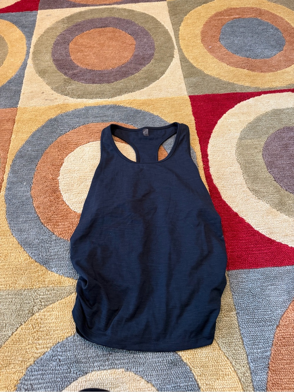 Beyond The Bump Let It Grow Tank Top Darkest Night by Beyond Yoga Maternity M